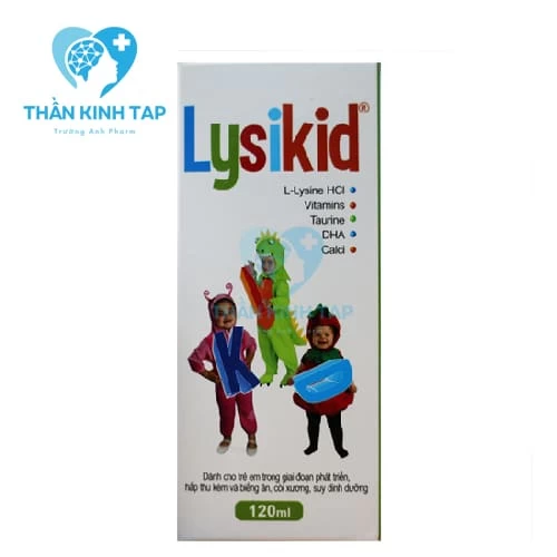 Lysikid 120ml - Hỗ trợ tăng cường tiêu hóa